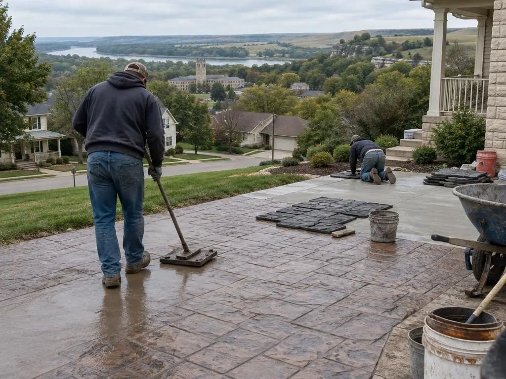 Stamped Concrete in Manhattan, KS